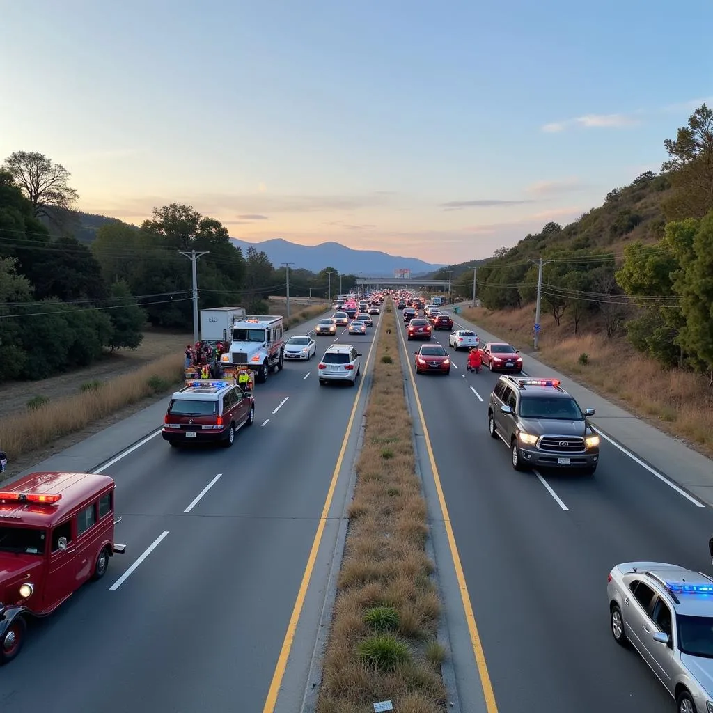 Highway 101 Closure Santa Barbara