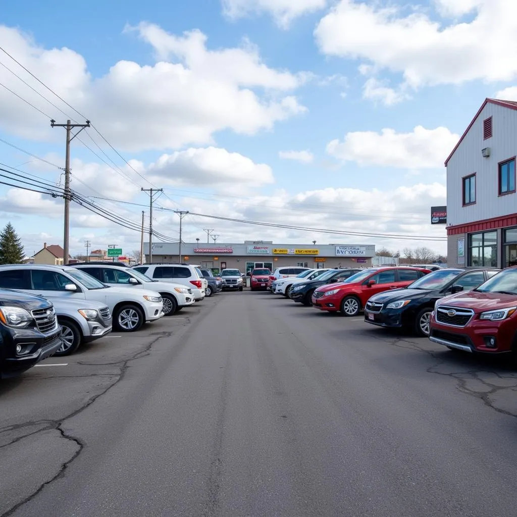 Used Car Lot at Hobart Auto Sales