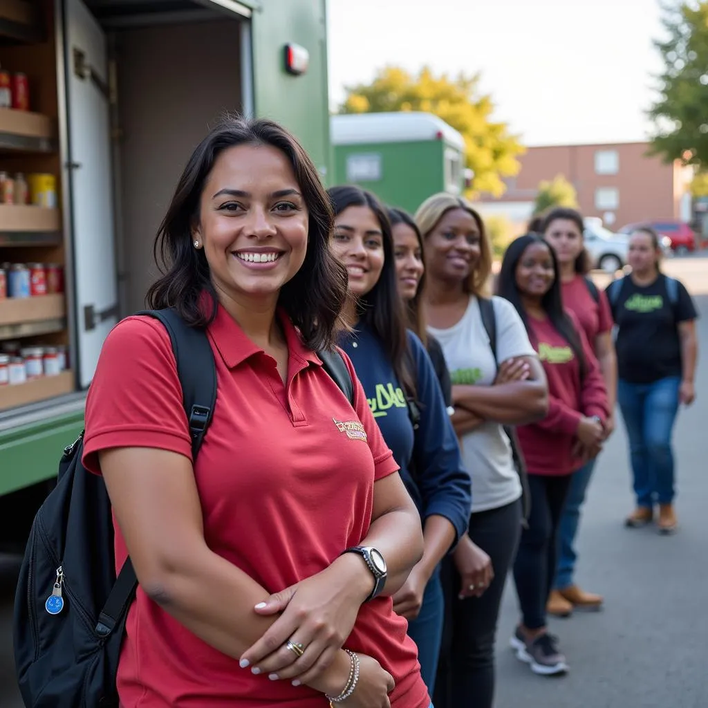 Individuals and Families Receiving Food Assistance at a Dare to Care event