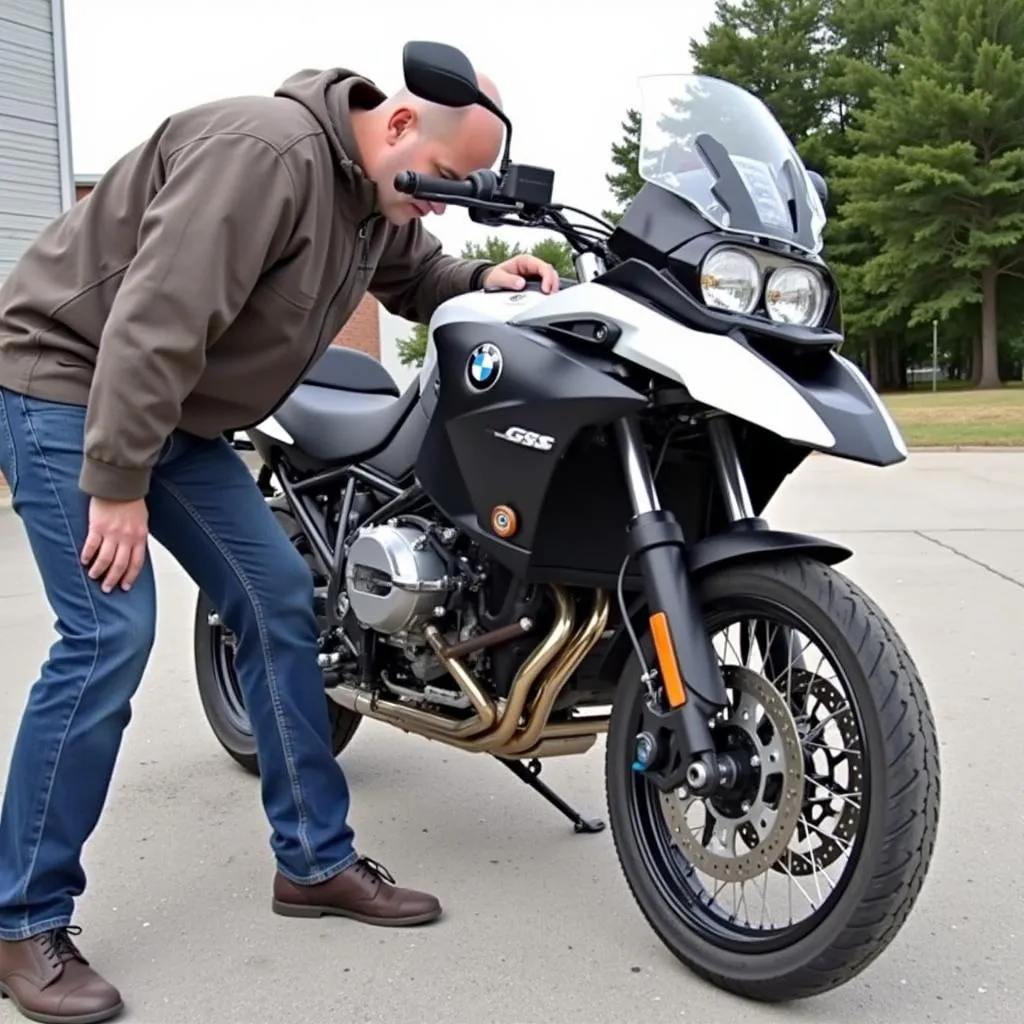 Inspecting a Used BMW GS 650