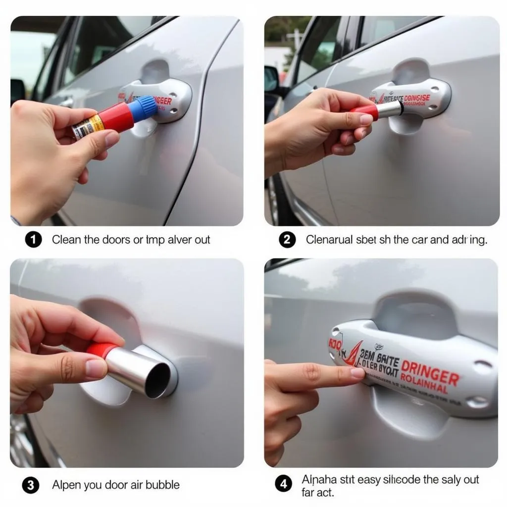 Installing a Car Magnet on a Car Door