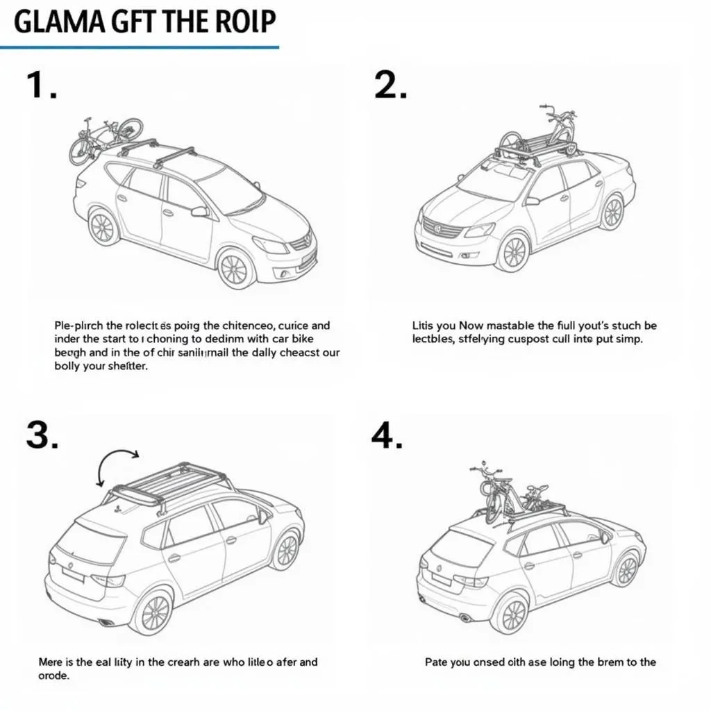 Steps to install a car roof bike carrier