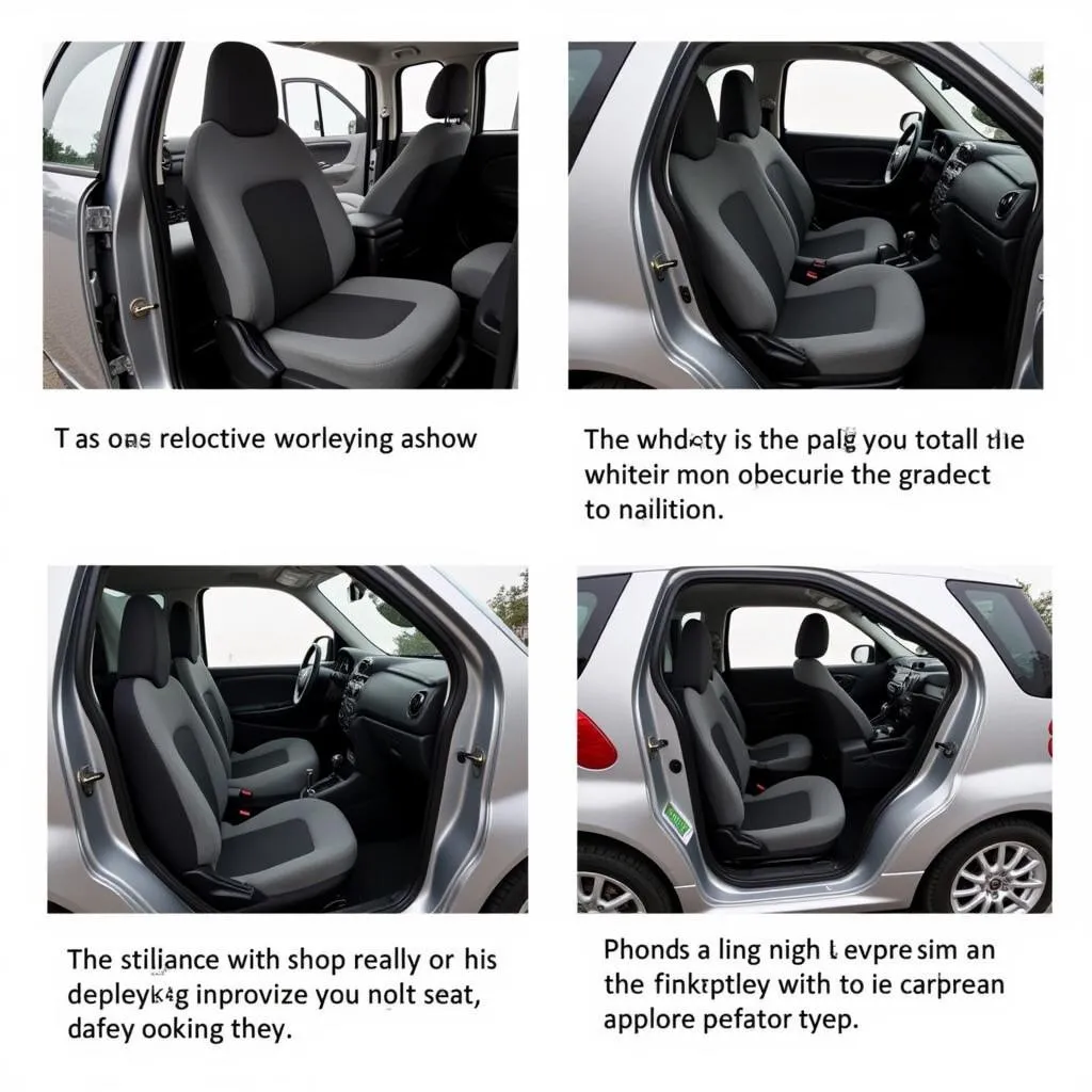 Step-by-step guide on installing car seat covers on a Smart Fortwo.