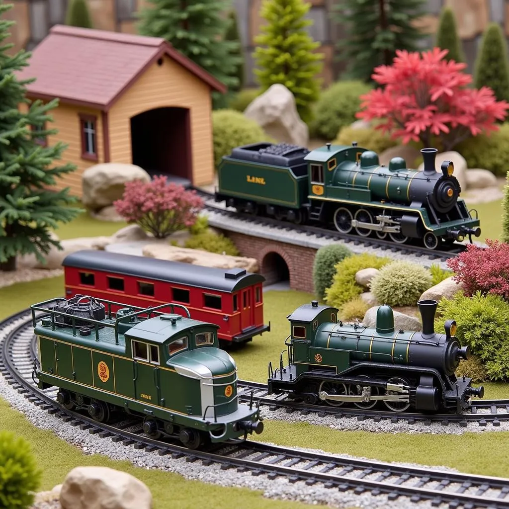 Lionel O Gauge Train Set Display