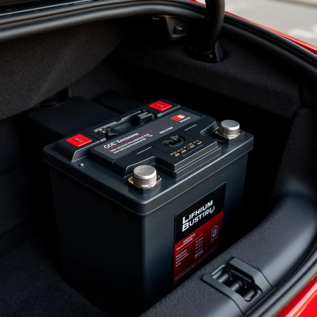 Lithium Car Audio Battery Installation