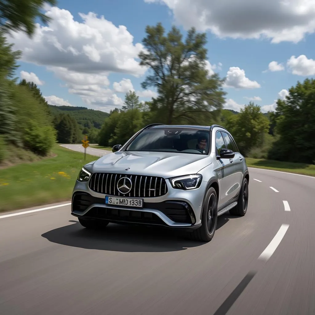 Mercedes-AMG GLC 43 Cornering