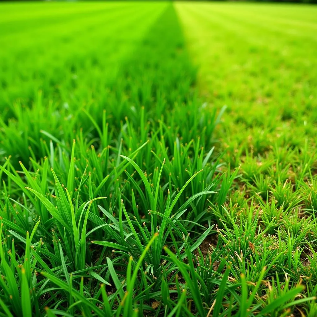 Different types of grass found on Michigan lawns