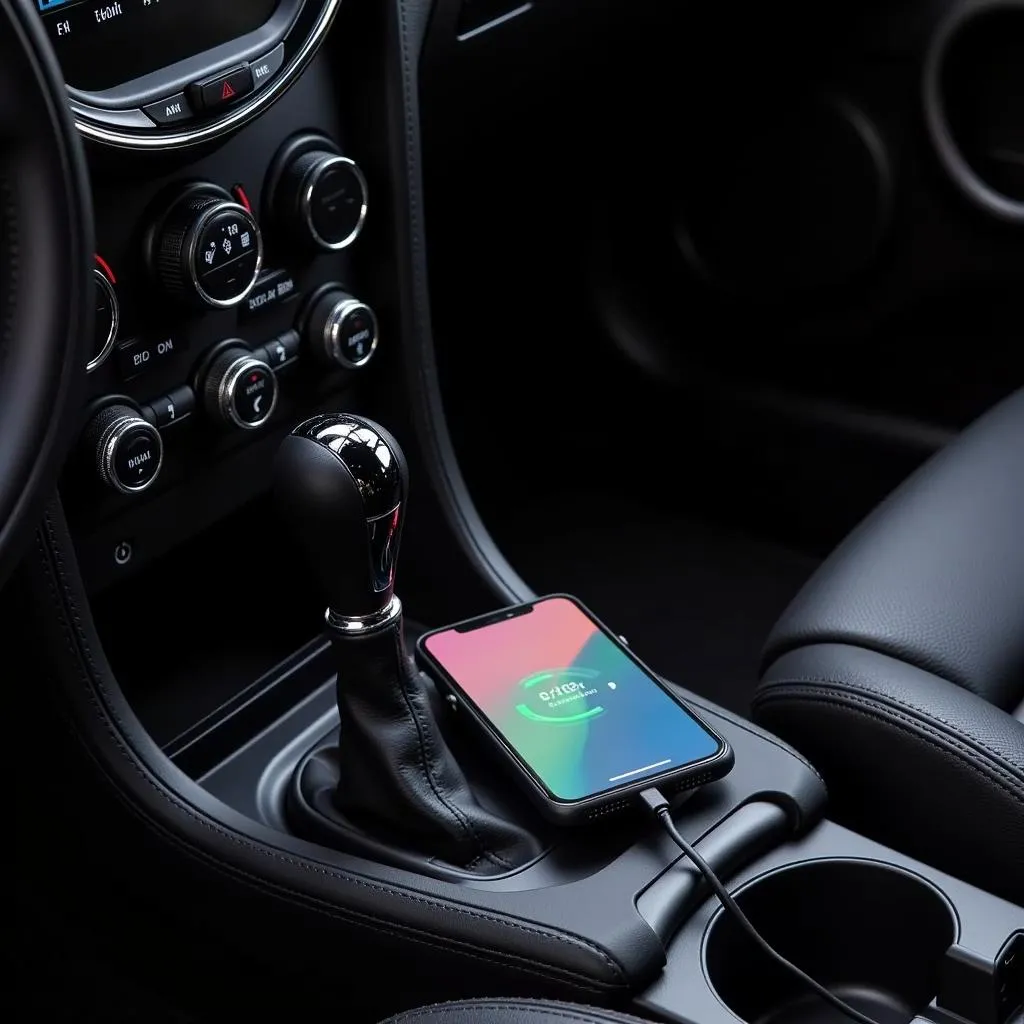 Mini Countryman Interior with Phone Charging