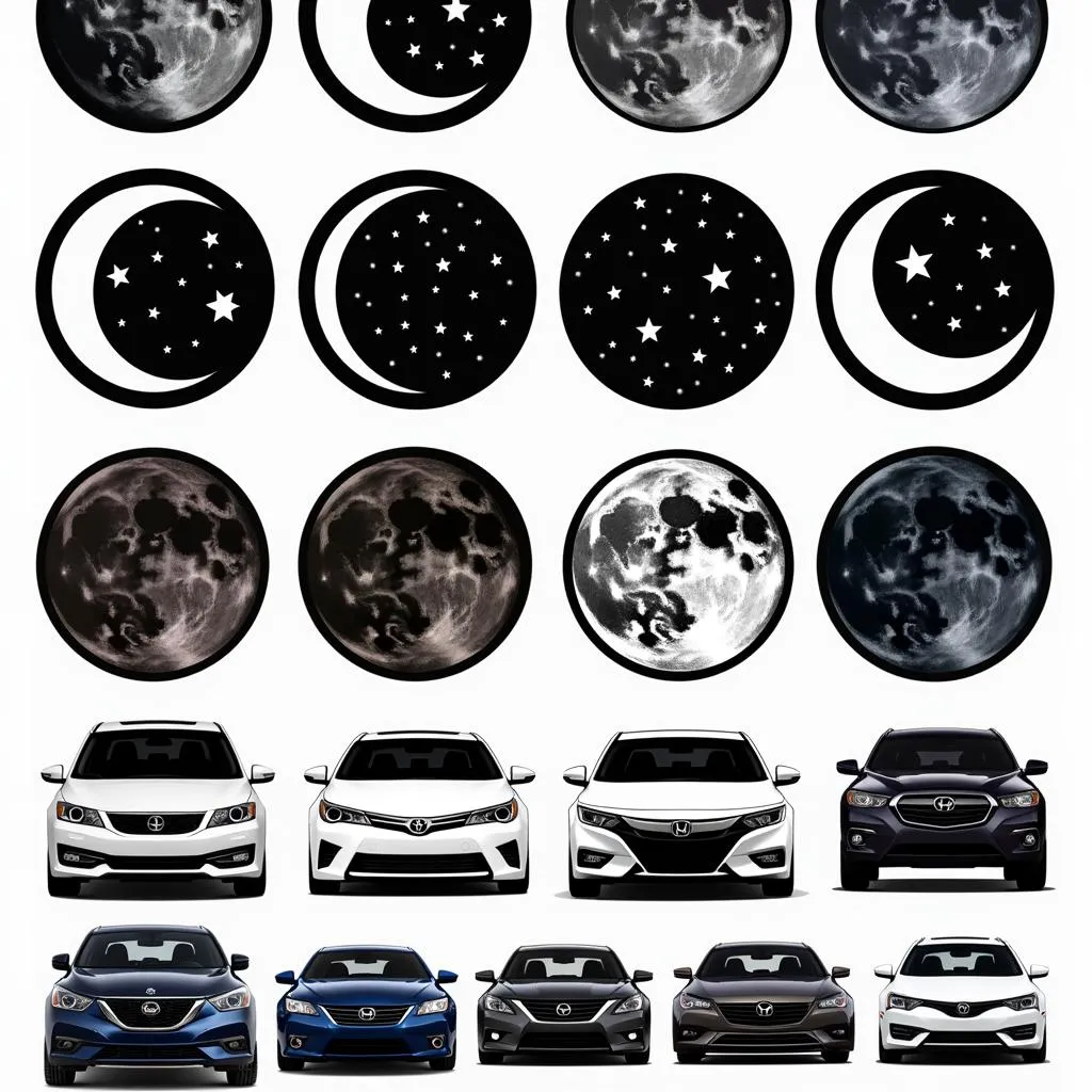 Moon Decal Designs