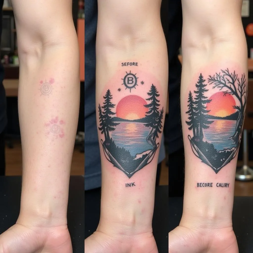 Nature's Beast Tattoo Healing Stages