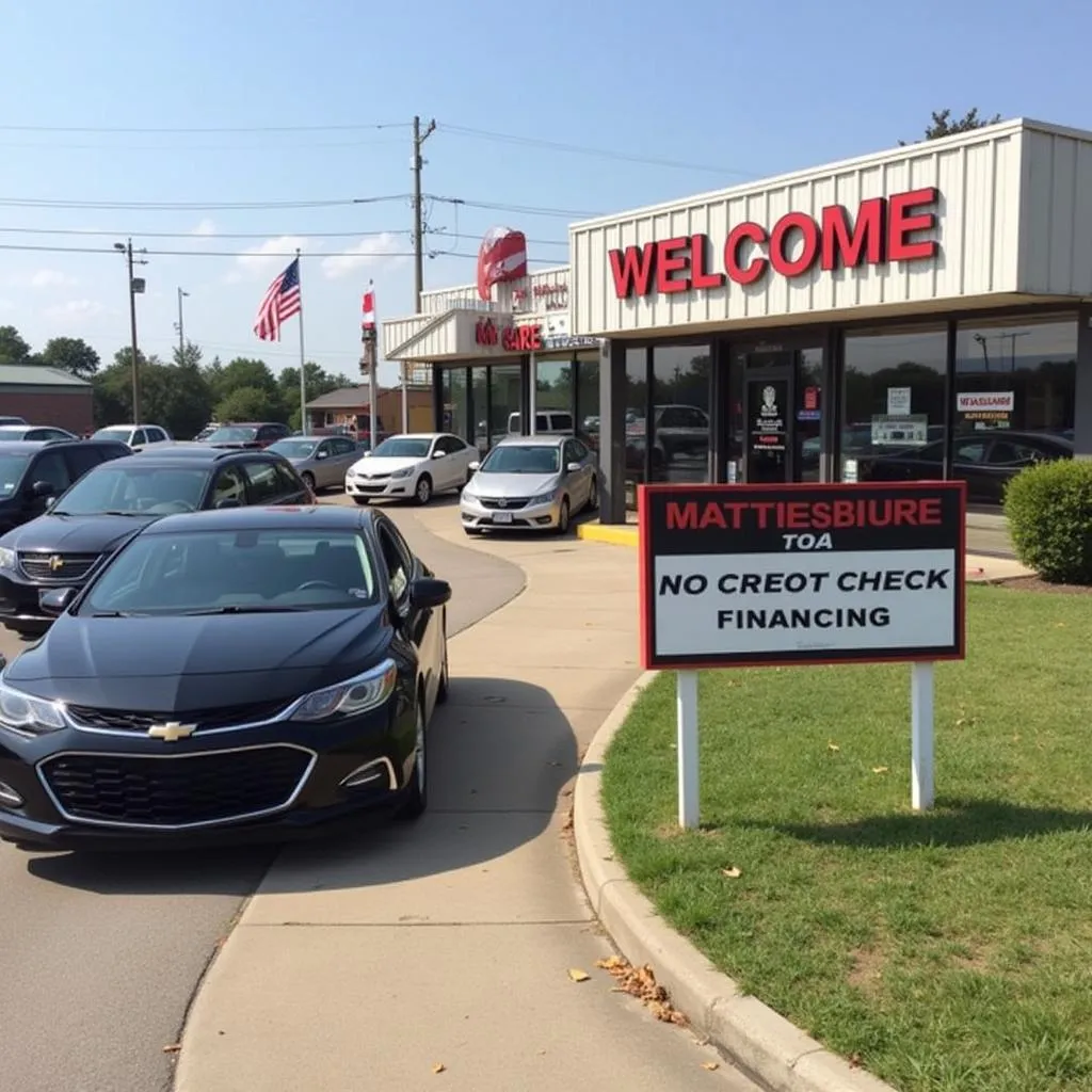 Car Dealership in Hattiesburg Offering No Credit Check Loans