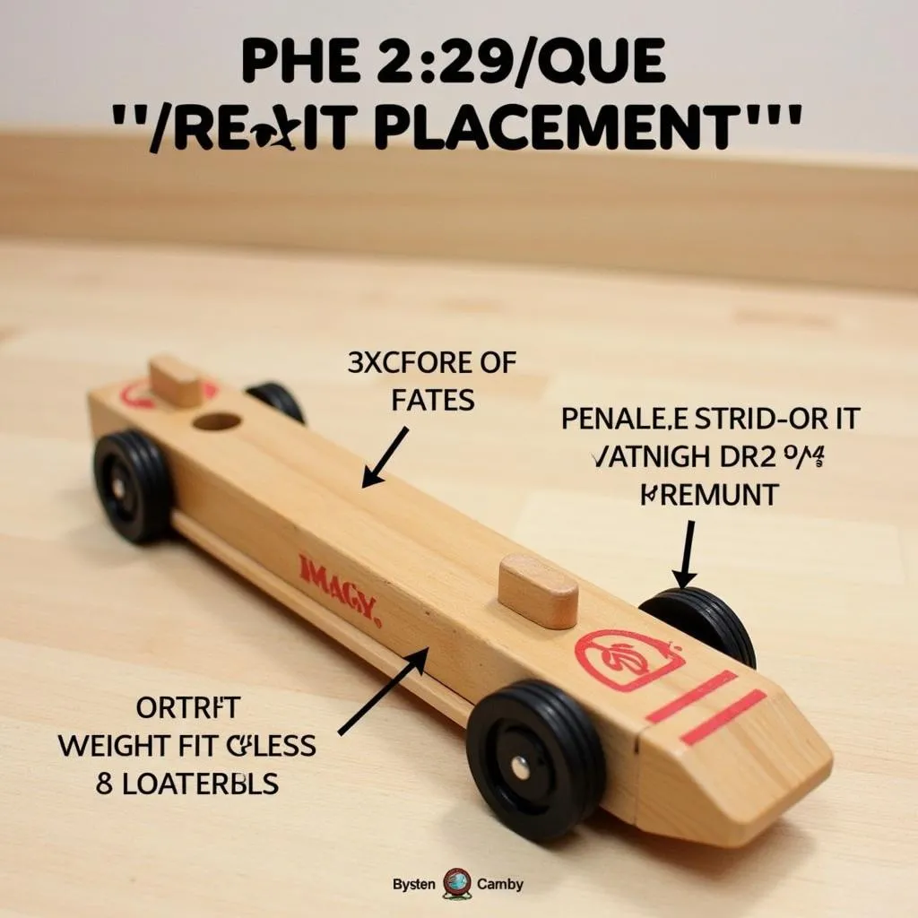 Pinewood Derby Car Weight Placement