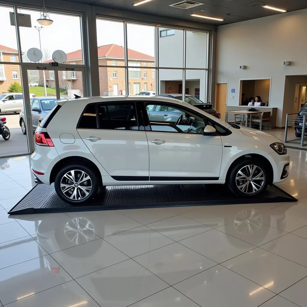 Portable Car Showroom Ramp