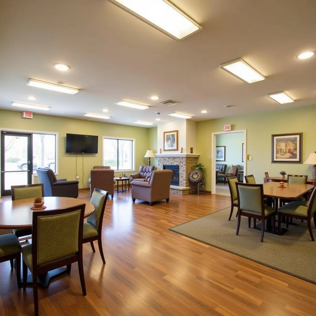 Interior of Radha Adult Day Care Center