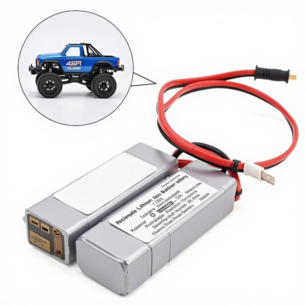 Rechargeable lithium-ion battery for RC car