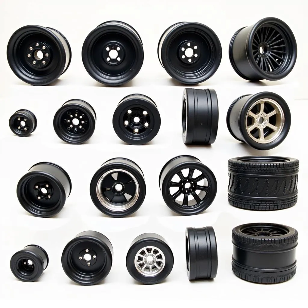 Various Types of Slot Car Wheels