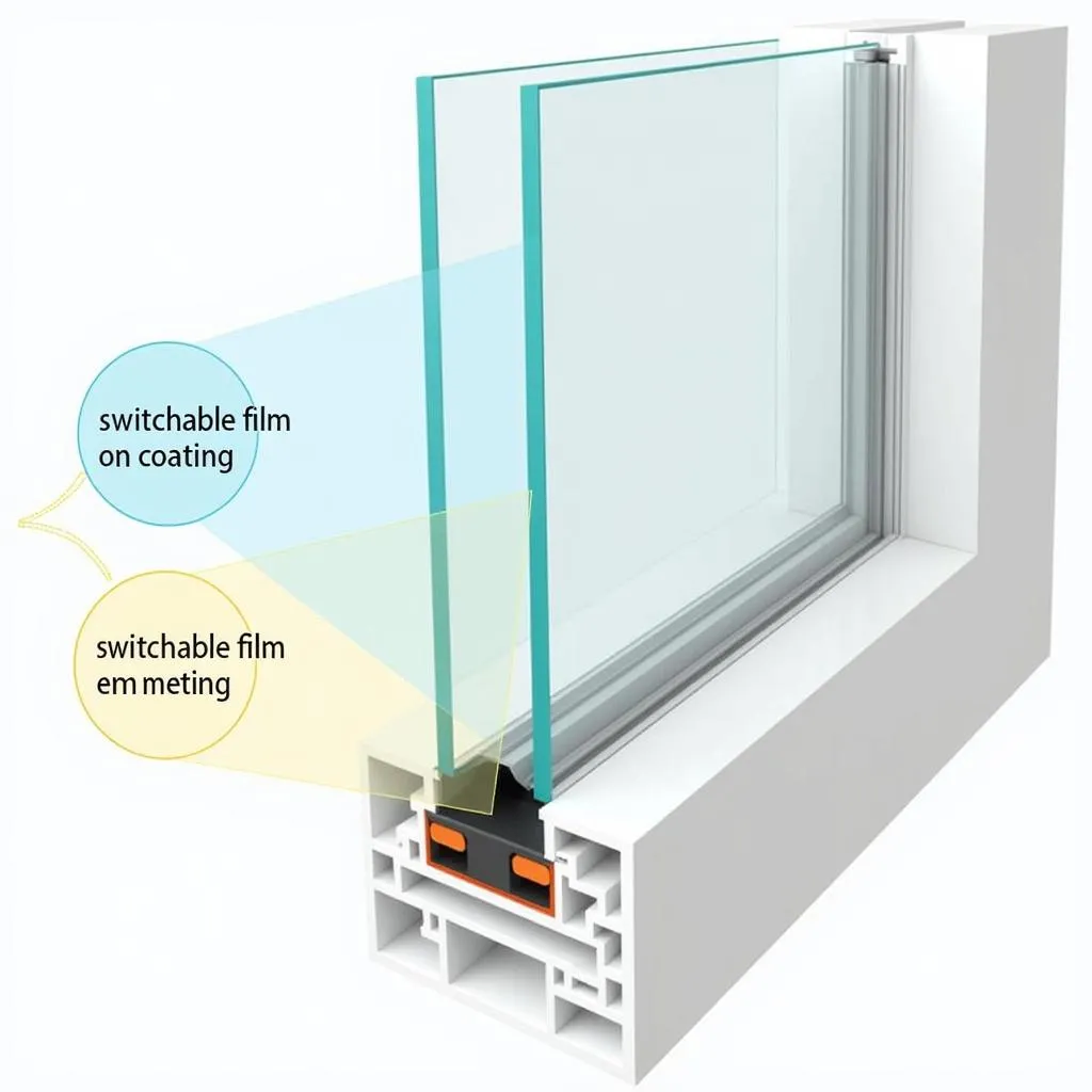 Smart Window Technology Illustration