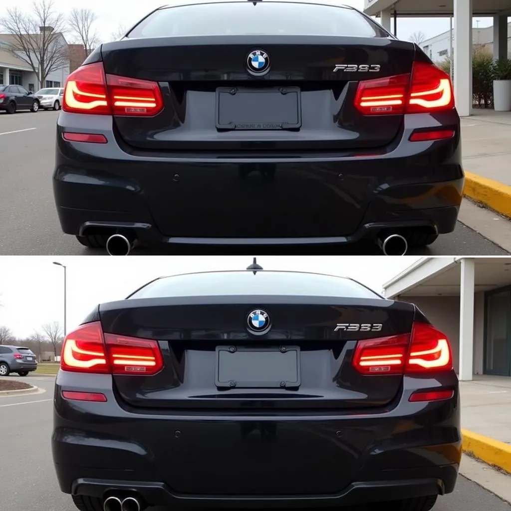 Smoked BMW Tail Lights Comparison