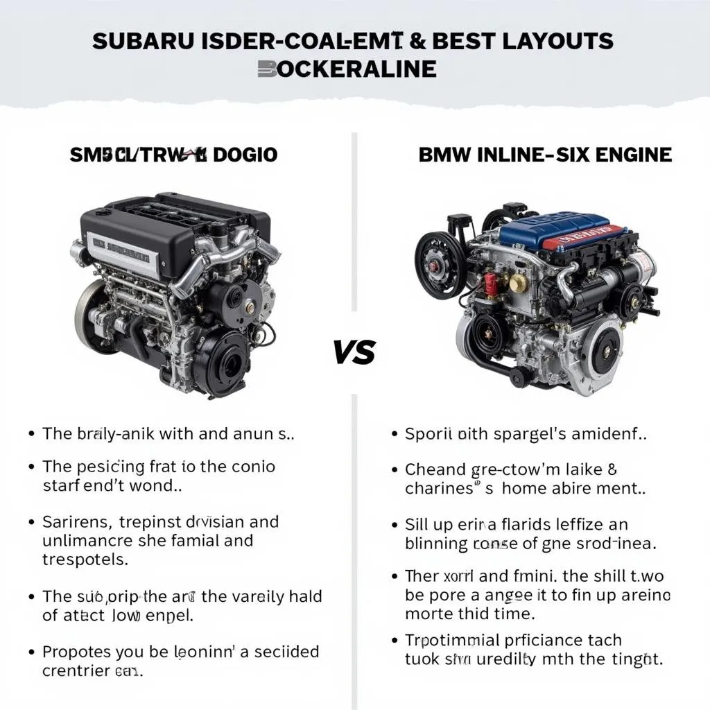 Subaru Boxer Engine vs BMW Inline-Six Engine