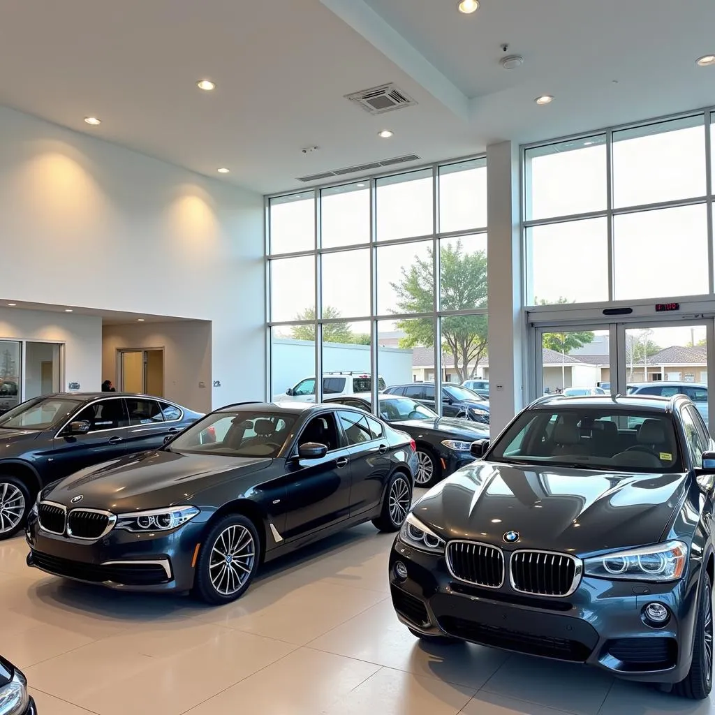 Modern used BMW dealership in Irvine