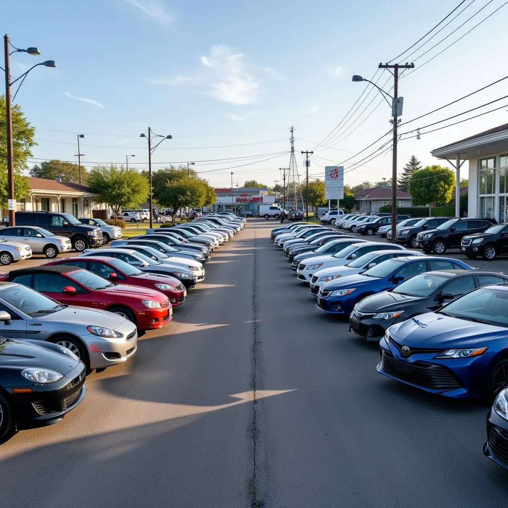 Used car lot