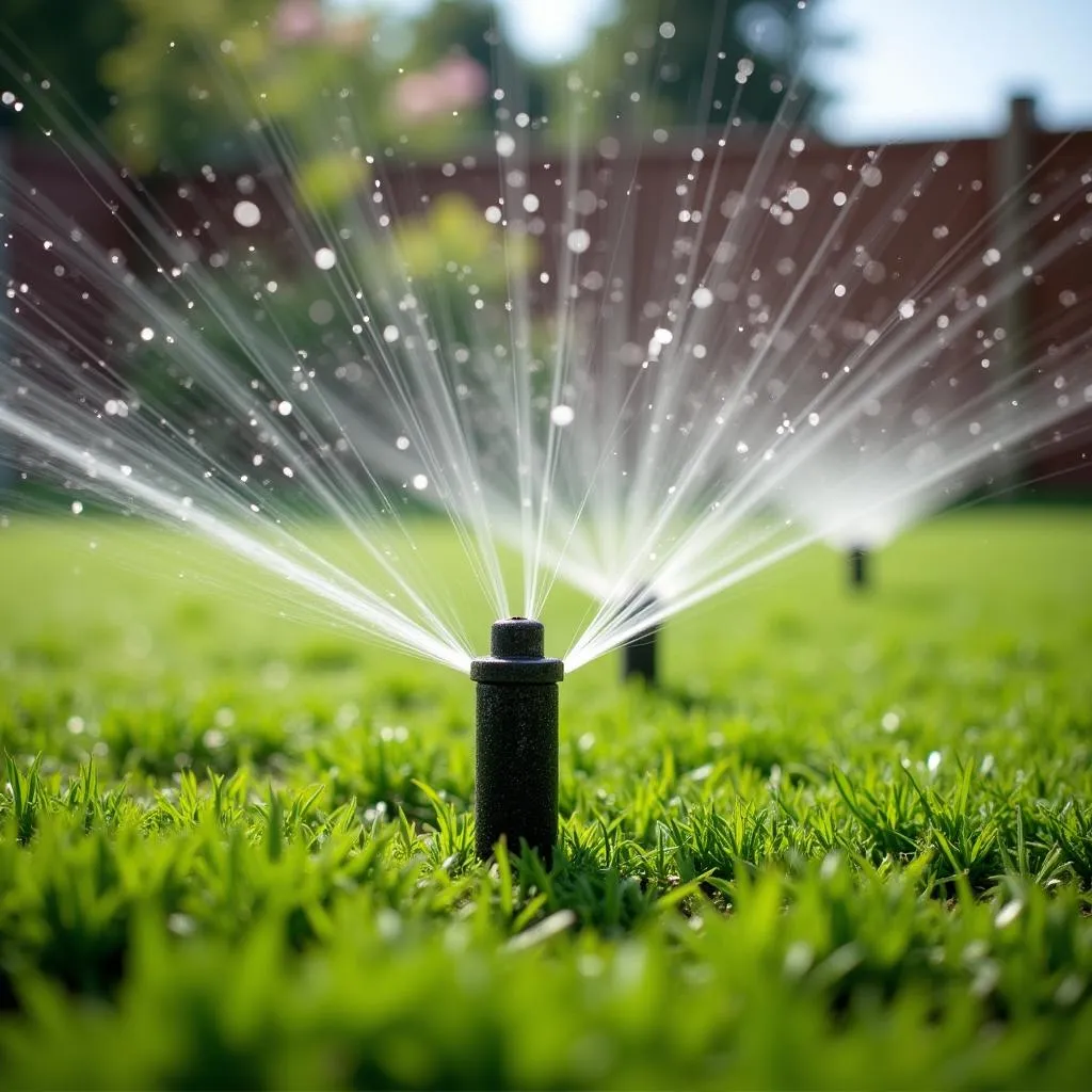 Watering Fresh Sod