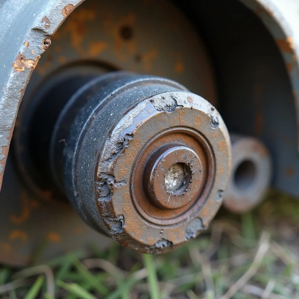 Worn-Out Golf Cart Tie Rod End