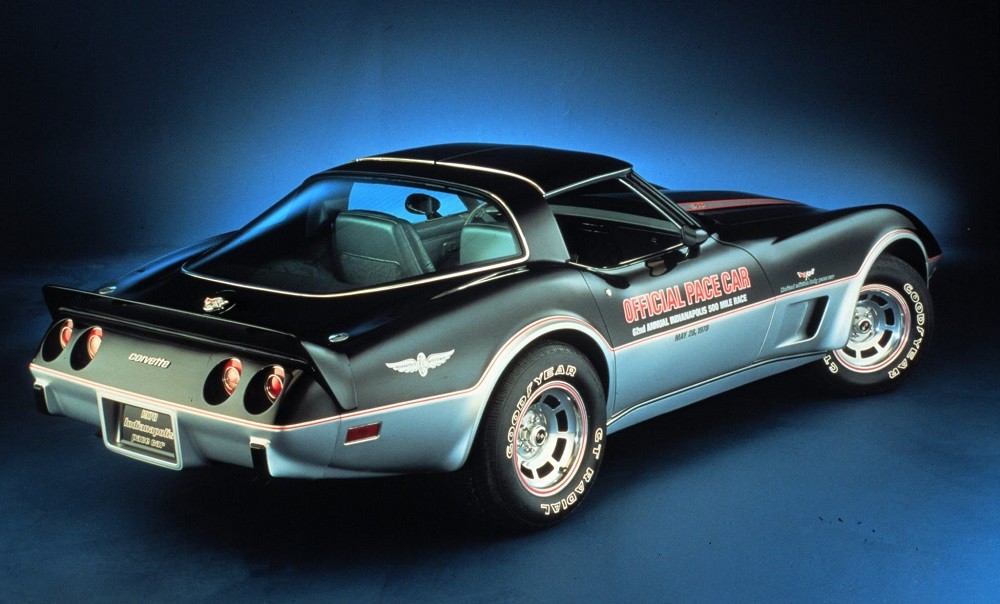 Front View of a 1978 Corvette Pace Car