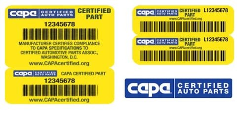 capa certified car parts