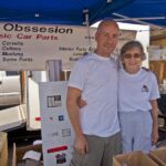 Trevor and his mother at Pomona Swap Meet