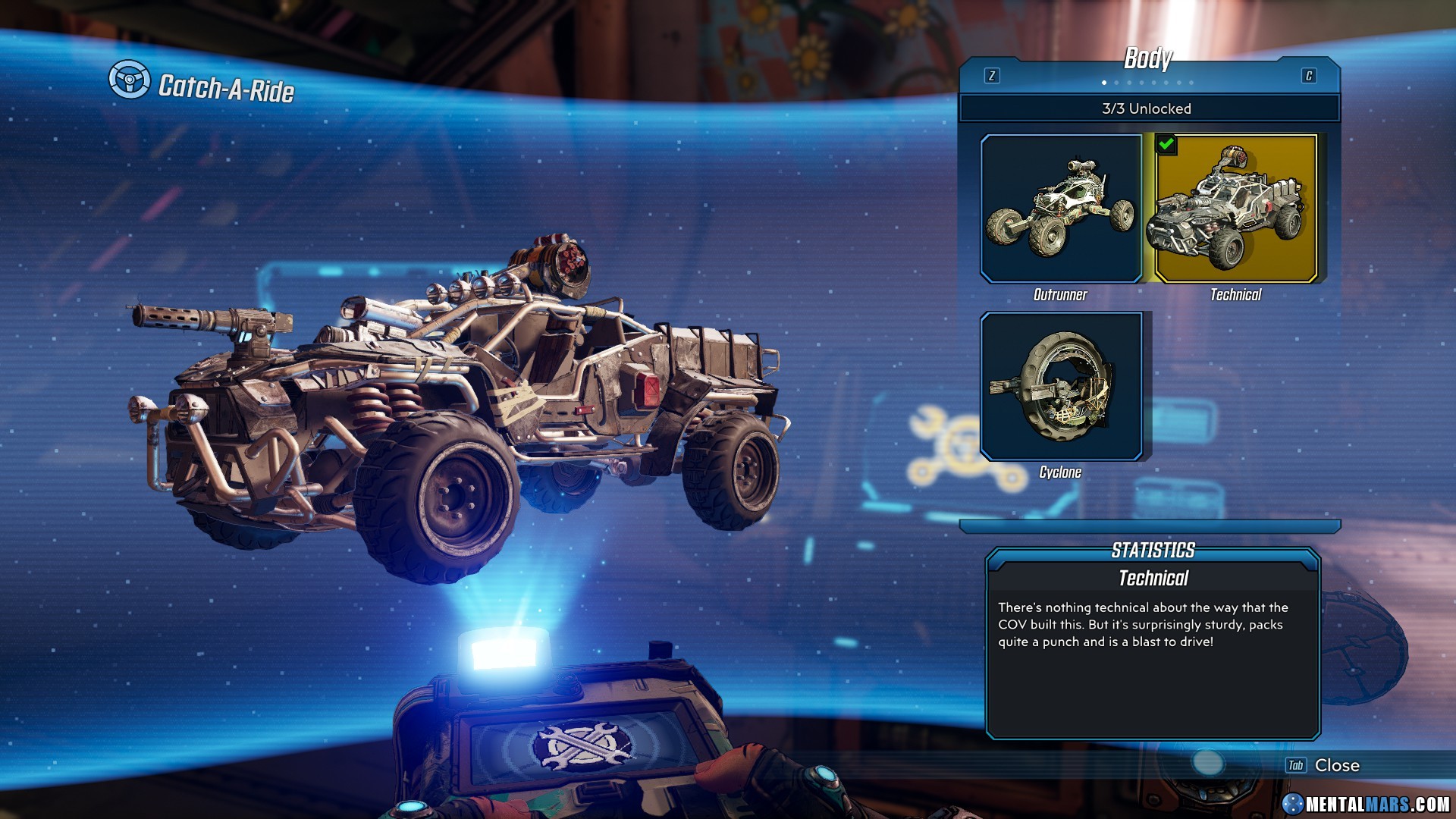 The Technical Vehicle in Borderlands 3