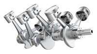 engine pistons and crankshaft