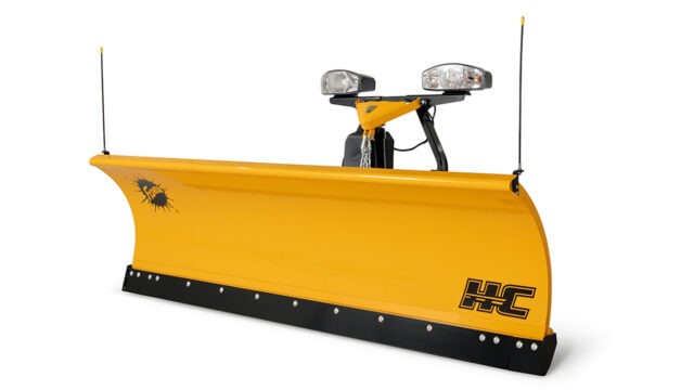 Fisher HC Straight Blade Snowplow angled view